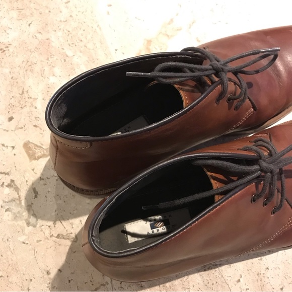 Joseph Abboud Brown Mens Boots Dress Shoes size 8.5 - Picture 5 of 10